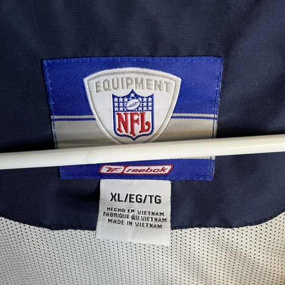 Reebok NFL Tennessee Titans Full Zip Windbreaker Jacket Size Xl NFL Equipment - Picture 6 of 9